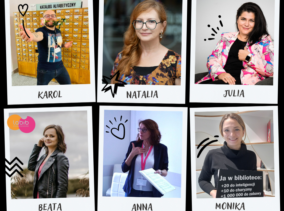 Nowi członkowie zarządu Stowarzyszenia Labib: Karol Baranowski, Natalia Gromów, Julia JandaWilk, Beata Rogalska, Anna Rutkowska, Monika schmeichel Zarzeczna