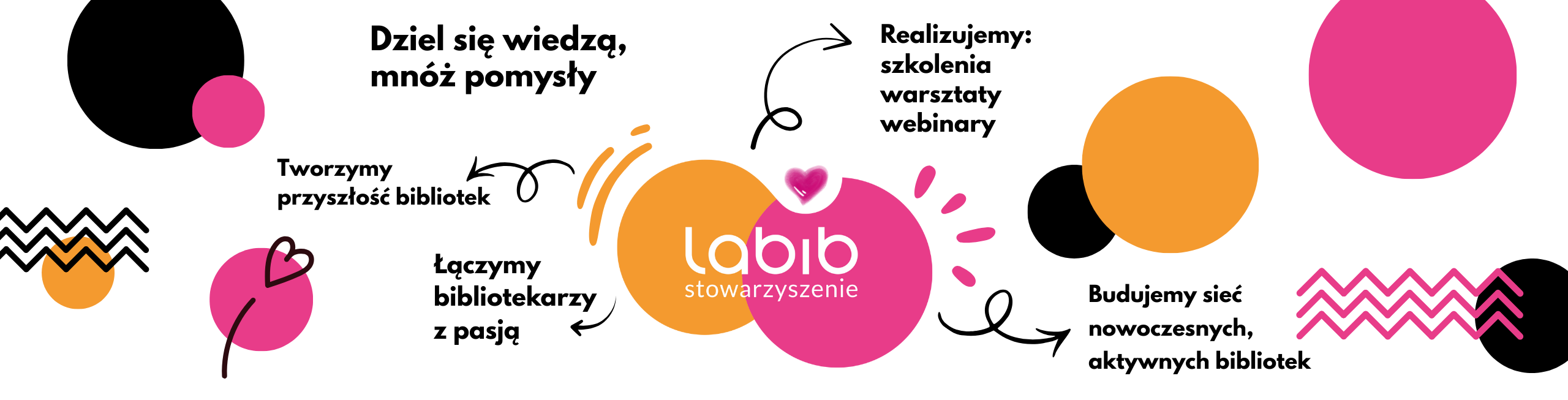 Banner z logotypem stowarzyszenia